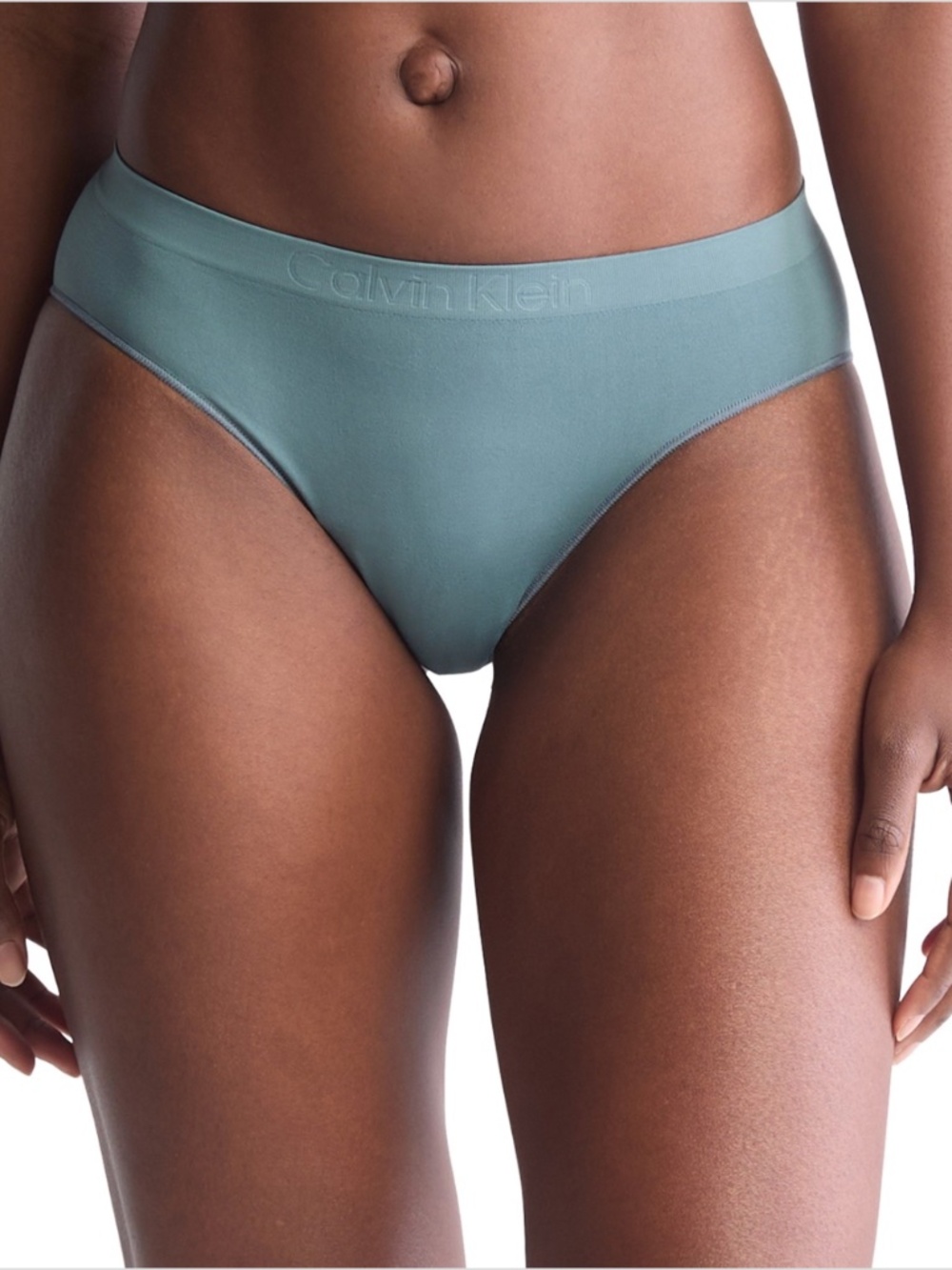 Calvin Klein Women's Bonded Flex Bikini blue performance Size XL NWT